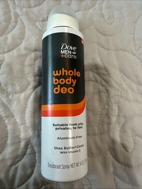 Whole Body Deo Spray – White, Black & Orange